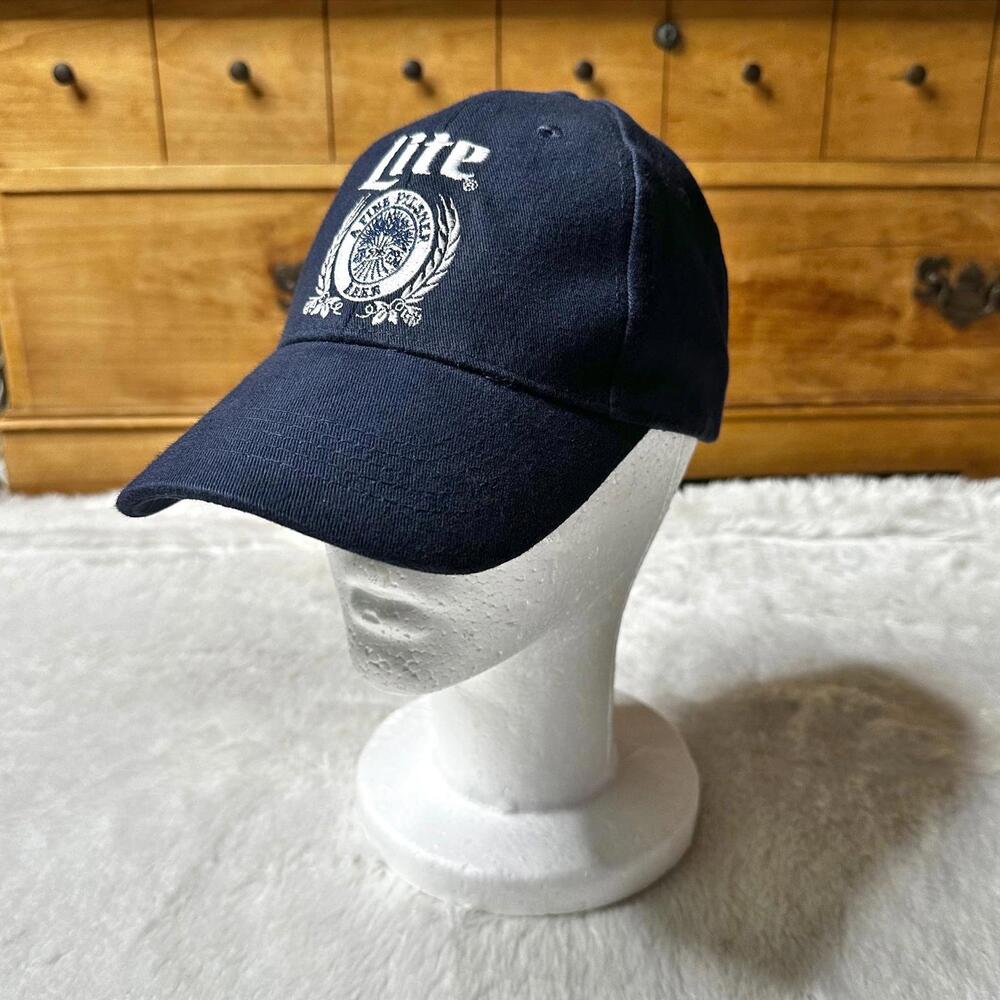 Miller Lite Blue Snapback Hat Unisex Adjustable Casual Cap